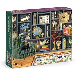 Galison Eclectic Treasures 1000 Piece Foil Puzzle Galison Eclectic Treasures 1000 Piece Foil Puzzle