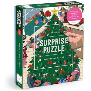 Galison Merry in the Making 1000 Piece Surprise Puzzle Galison Merry in the Making 1000 Piece Surprise Puzzle