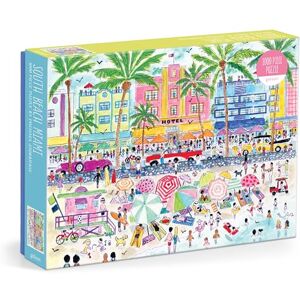 Galison Michael Storrings South Beach Miami 1000 Piece Puzzle Galison Michael Storrings South Beach Miami 1000 Piece Puzzle
