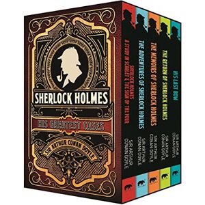 Conan Doyle, Arthur Sherlock Holmes: His Greatest Cases: 5-Book paperback boxed set