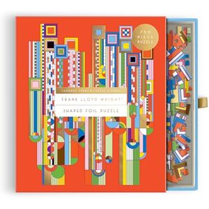 Galison Frank Lloyd Wright Saguaro Cactus & Forms 750 Piece Shaped Foil Puzzle Galison Frank Lloyd Wright Saguaro Cactus & Forms 750 Piece Shaped Foil Puzzle