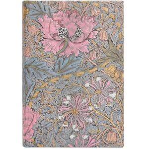 Paperblanks 12 månaders kalender 2025, Morris häckkörsbär i rosa, mini, daglig översikt, elastisk bandstängning Paperblanks 12 månaders kalender 2025, Morris häckkörsbär i rosa, mini, daglig översikt, elastisk bandstängning