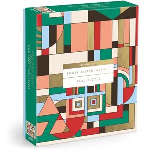 Galison Frank Lloyd Wright December Gifts 1000 Piece Foil Puzzle Galison Frank Lloyd Wright December Gifts 1000 Piece Foil Puzzle