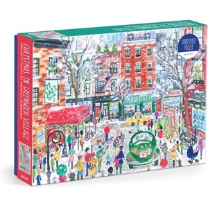 Galison Michael Storrings Christmas in Greenwich Village 1000 Piece Puzzle Galison Michael Storrings Christmas in Greenwich Village 1000 Piece Puzzle