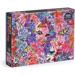 Galison Troy Litten Butterflies in the Sweet Peas 1000 Piece Puzzle Galison Troy Litten Butterflies in the Sweet Peas 1000 Piece Puzzle