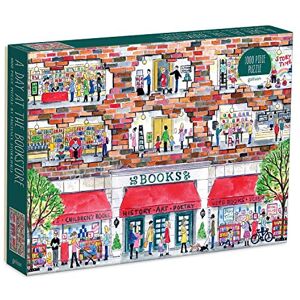 Galison 9780735367081 Michael Storrings A Day at The Bookstore 1000 Piece Puzzle Galison 9780735367081 Michael Storrings A Day at The Bookstore 1000 Piece Puzzle