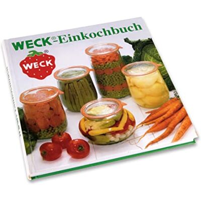Weck Konserveringbok 0006376 tyska, bok för att bevara mat, konservering av frukt och grönsaker, instruktioner för konservering, bunden upplaga, 144 färgade sidor, med foton, 19,5 x 18,5 x 1,5 cm Weck Konserveringbok 0006376 tyska, bok för att bevara mat, konservering av frukt och grönsaker, instruktioner för konservering, bunden upplaga, 144 färgade sidor, med foton, 19,5 x 18,5 x 1,5 cm