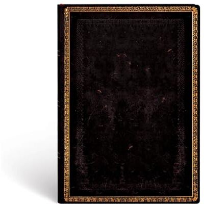 Paperblanks Carnet souple Noir Marocain Midi Ligné 176p.: Lined Midi Paperblanks Carnet souple Noir Marocain Midi Ligné 176p.: Lined Midi