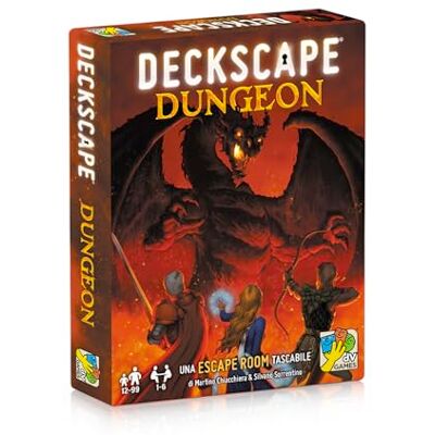 dV Giochi Deckscape Dungeon A Escape Room inom räckhåll 1–6 spelare 12+ år Italiensk utgåva dV Giochi Deckscape Dungeon A Escape Room inom räckhåll 1–6 spelare 12+ år Italiensk utgåva