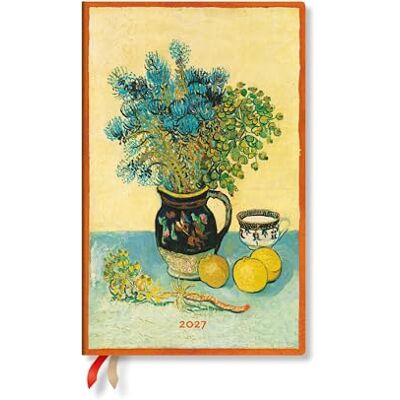 Paperblanks 2027 Van Gogh’s Still Life Maxi 12-Month Hardcover Dayplanner (Elastic Band Closure) Vertical Paperblanks 2027 Van Gogh’s Still Life Maxi 12-Month Hardcover Dayplanner (Elastic Band Closure) Vertical