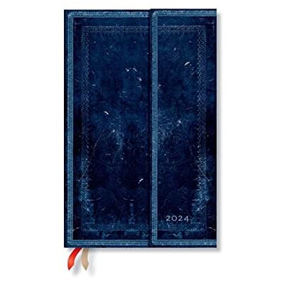 Paperblanks Inkblot (Old Leather Collection) Maxi Horizontal 12-month Dayplanner 2024 (Wrap Closure) Paperblanks Inkblot (Old Leather Collection) Maxi Horizontal 12-month Dayplanner 2024 (Wrap Closure)