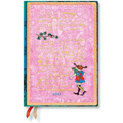 Paperblanks 2027 Astrid Lindgren, Pippi Longstocking (Embellished Manuscripts Collection) Midi 12-Month Hardcover Dayplanner (Elastic Band Closure) Daily Paperblanks 2027 Astrid Lindgren, Pippi Longstocking (Embellished Manuscripts Collection) Midi 12-Month Hardcover Dayplanner (Elastic Band Closure) Daily