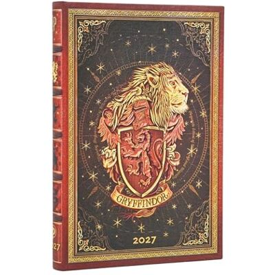 Paperblanks 2027 Gryffindor Diary (Harry Potter Collection) Mini 12-Month Hardcover Dayplanner (Elastic Band Closure) Verso Paperblanks 2027 Gryffindor Diary (Harry Potter Collection) Mini 12-Month Hardcover Dayplanner (Elastic Band Closure) Verso