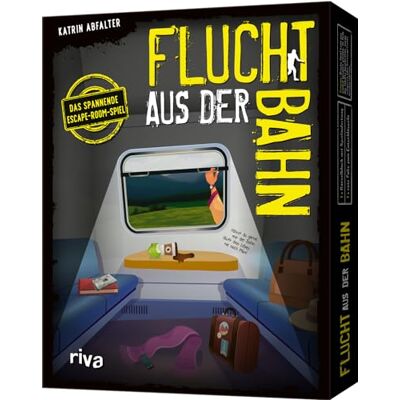 RIVA Flucht aus der Bahn: Das spannende Escape-Room-Spiel. Geschenk für Pendler, Reisende, Fans von Escape Room, Rätsel, Bahnsinn. Zum Geburtstag, Weihnachten, Spieleabend. Ab 12 J.: 10 RIVA Flucht aus der Bahn: Das spannende Escape-Room-Spiel. Geschenk für Pendler, Reisende, Fans von Escape Room, Rätsel, Bahnsinn. Zum Geburtstag, Weihnachten, Spieleabend. Ab 12 J.: 10