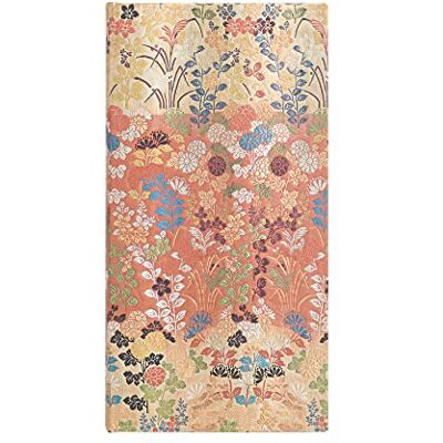Paperblanks Carnet rigide Karaori Slim Ligné 176p.: Hardcover, 85 gsm, ribbon marker, memento pouch, wrap closure Paperblanks Carnet rigide Karaori Slim Ligné 176p.: Hardcover, 85 gsm, ribbon marker, memento pouch, wrap closure
