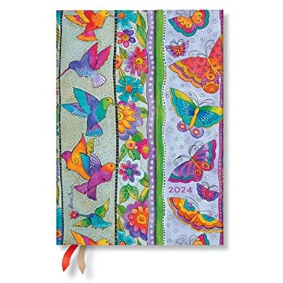 Paperblanks Hummingbirds & Flutterbyes (Playful Creations) Midi 12-month Day-at-a-Time Dayplanner 2024 Paperblanks Hummingbirds & Flutterbyes (Playful Creations) Midi 12-month Day-at-a-Time Dayplanner 2024