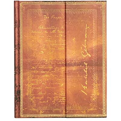 Paperblanks Carnet rigide Kahlil Gibran, Le Prophète Ultra Ligné 144p.: Hardcover, 120 gsm, ribbon marker, memento pouch, wrap closure Paperblanks Carnet rigide Kahlil Gibran, Le Prophète Ultra Ligné 144p.: Hardcover, 120 gsm, ribbon marker, memento pouch, wrap closure