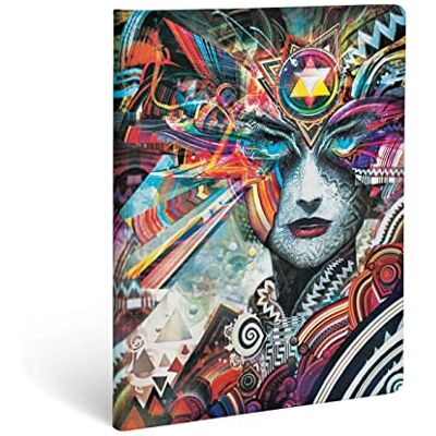 Paperblanks Carnet Icke-ligné – Ultra 180 × 230 mm – samling Android Jones série Revolution (Android Jones Collection) Paperblanks Carnet Icke-ligné – Ultra 180 × 230 mm – samling Android Jones série Revolution (Android Jones Collection)