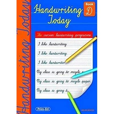 Prim-Ed Publishing Handskrift idag: Bok D Prim-Ed Publishing Handskrift idag: Bok D