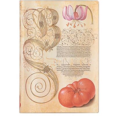 Paperblanks Carnet souple Lys & Tomate Midi Ligné 176p.: Flexi softcover, 100 gsm, ribbon marker, memento pouch, book edge printing, no closure Paperblanks Carnet souple Lys & Tomate Midi Ligné 176p.: Flexi softcover, 100 gsm, ribbon marker, memento pouch, book edge printing, no closure