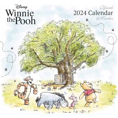 Pyramid Disney Nalle Puh kalender 2024 – en månad per sida 30 cm x 30 cm officiell licensierad produkt flerfärgad Pyramid Disney Nalle Puh kalender 2024 – en månad per sida 30 cm x 30 cm officiell licensierad produkt flerfärgad