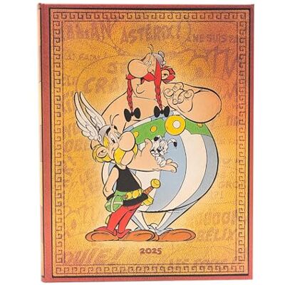 Paperblanks 12 månadskalender 2025, Asterix & Obelix, Ultra, daglig översikt, elastisk tejp stängning Paperblanks 12 månadskalender 2025, Asterix & Obelix, Ultra, daglig översikt, elastisk tejp stängning