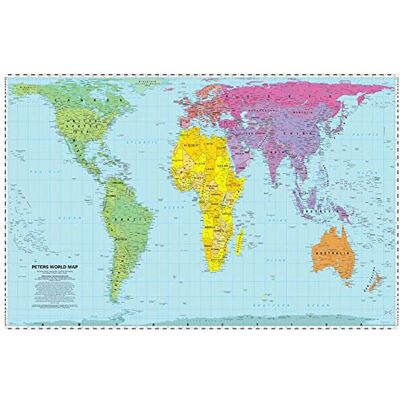 WorldView Publications Peters World Map: Folded WorldView Publications Peters World Map: Folded