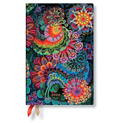 Paperblanks Moonlight (Olena’s Garden) Mini Verso 12-month Dayplanner 2024 Paperblanks Moonlight (Olena’s Garden) Mini Verso 12-month Dayplanner 2024