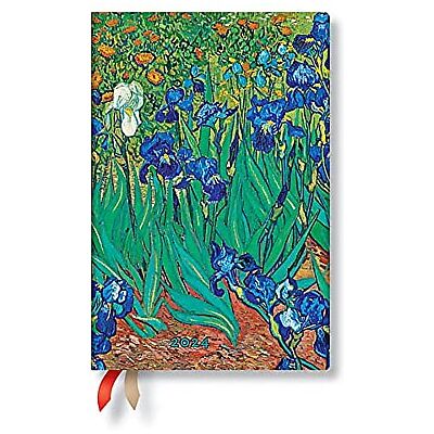 Paperblanks Van Gogh’s Irises (Van Gogh’s Irises) Mini Verso 12-month Dayplanner 2024 Paperblanks Van Gogh’s Irises (Van Gogh’s Irises) Mini Verso 12-month Dayplanner 2024