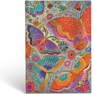 Paperblanks Carnet souple Papillons Midi Ligné 176p.: Lined Midi Paperblanks Carnet souple Papillons Midi Ligné 176p.: Lined Midi