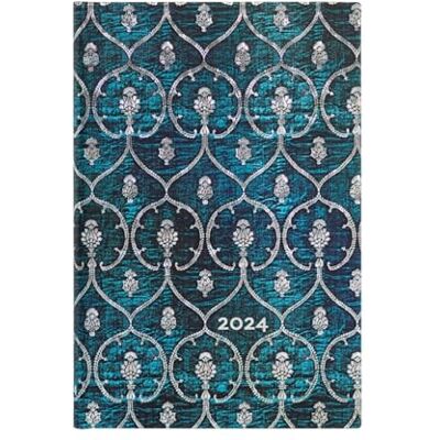 Paperblanks 12 Mois 2024 Velours Bleu Mini Horizontal 160 p. Paperblanks 12 Mois 2024 Velours Bleu Mini Horizontal 160 p.