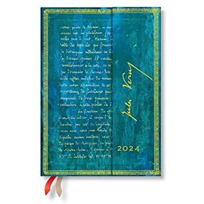 Paperblanks Verne, Twenty Thousand Leagues (Embellished Manuscripts Collection) Midi Vertical 12-month Dayplanner 2024 (Wrap Closure) Paperblanks Verne, Twenty Thousand Leagues (Embellished Manuscripts Collection) Midi Vertical 12-month Dayplanner 2024 (Wrap Closure)