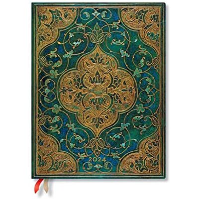 Paperblanks Turquoise Chronicles (Turquoise Chronicles) Ultra Vertical 12-month Dayplanner 2024 (Elastic Band Closure) Paperblanks Turquoise Chronicles (Turquoise Chronicles) Ultra Vertical 12-month Dayplanner 2024 (Elastic Band Closure)