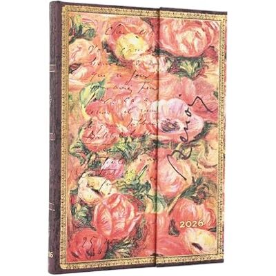 Paperblanks 2026 Renoir, Letter an Morisot (1892) Faszinierande handskrifter 12 Monatkalender Midi Verso med klaffskydd 160 pg 100 GSM Paperblanks 2026 Renoir, Letter an Morisot (1892) Faszinierande handskrifter 12 Monatkalender Midi Verso med klaffskydd 160 pg 100 GSM