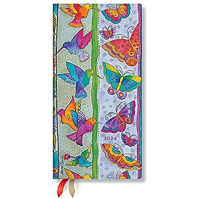 Paperblanks Hummingbirds & Flutterbyes (Playful Creations) Slim 12-month Dayplanner 2024 Paperblanks Hummingbirds & Flutterbyes (Playful Creations) Slim 12-month Dayplanner 2024