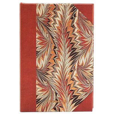 Paperblanks 18-Month Planners, Rubedo, Mini, Horizontal, Elastic Band Closure Paperblanks 18-Month Planners, Rubedo, Mini, Horizontal, Elastic Band Closure