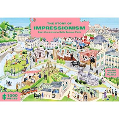 Laurence King The Story of Impressionism 1000 Piece Puzzle: Spot the Artists in Belle Époque Paris Laurence King The Story of Impressionism 1000 Piece Puzzle: Spot the Artists in Belle Époque Paris