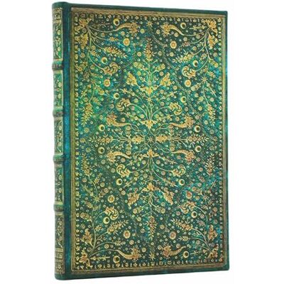 Paperblanks Carnet rigide Fleur d'Émeraude Mini Ligné 176p. Paperblanks Carnet rigide Fleur d'Émeraude Mini Ligné 176p.