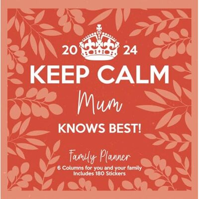 Pyramid Keep Calm kalender 2024 – månad till en vy familjeplanerare 30 cm x 30 cm – Officiella varor Pyramid Keep Calm kalender 2024 – månad till en vy familjeplanerare 30 cm x 30 cm – Officiella varor