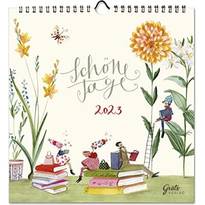 Grätz Verlag Kalender Vackra dagar 2023 väggkalender kvadratisk I möteskalender med månadsöversikt 2023 I Dekorativ månadsplanerare för upphängning för hem eller kontor Grätz Verlag Kalender Vackra dagar 2023 väggkalender kvadratisk I möteskalender med månadsöversikt 2023 I Dekorativ månadsplanerare för upphängning för hem eller kontor
