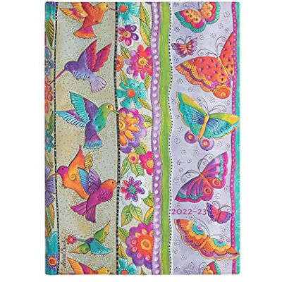Paperblanks 18 månadskalender 2022–2023 kolibri och fjärilar horisontell midi (130 × 180 mm) Paperblanks 18 månadskalender 2022–2023 kolibri och fjärilar horisontell midi (130 × 180 mm)