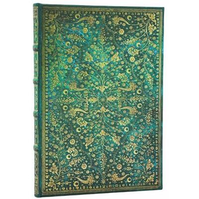 Paperblanks Carnet rigide Fleur d'Émeraude Midi Ligné 144p. Paperblanks Carnet rigide Fleur d'Émeraude Midi Ligné 144p.