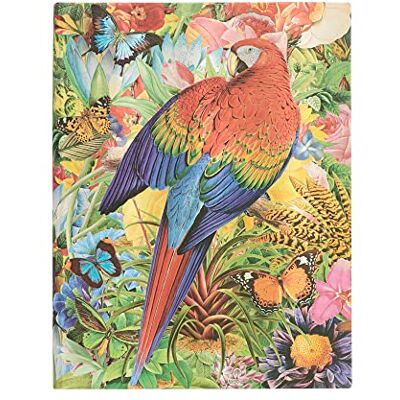 Paperblanks Carnet rigide Jardin Tropical Ultra Ligné 144p.: Hardcover, 120 gsm, ribbon marker, memento pouch, elastic closure Paperblanks Carnet rigide Jardin Tropical Ultra Ligné 144p.: Hardcover, 120 gsm, ribbon marker, memento pouch, elastic closure
