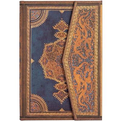 Paperblanks Carnet rigide Safavide Indigo Mini Ligné 176p.: Hardcover, 85 gsm, ribbon marker, memento pouch, wrap closure Paperblanks Carnet rigide Safavide Indigo Mini Ligné 176p.: Hardcover, 85 gsm, ribbon marker, memento pouch, wrap closure