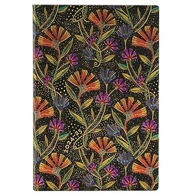 Paperblanks 13-Month Softcover Flexi Planners, Wild Flowers, Mini, Horizontal, Elastic Band Closure Paperblanks 13-Month Softcover Flexi Planners, Wild Flowers, Mini, Horizontal, Elastic Band Closure