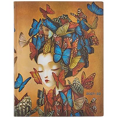 Paperblanks Madame Butterfly 18-Monatskalender Flexi 2022 Ultra Vertikal Paperblanks Madame Butterfly 18-Monatskalender Flexi 2022 Ultra Vertikal