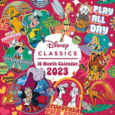 Pyramid Disney Classics kalender 2023 Månad till en vy planerare 30 cm x 30 cm Officiella varor Pyramid Disney Classics kalender 2023 Månad till en vy planerare 30 cm x 30 cm Officiella varor