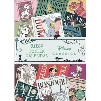 Pyramid Disney – Classics Affischkalender 2024 – en månad per sida 30 cm x 42 cm officiell licensierad produkt Pyramid Disney – Classics Affischkalender 2024 – en månad per sida 30 cm x 42 cm officiell licensierad produkt
