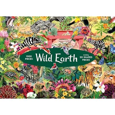 Laurence King Wild Earth 1000 Piece Jigsaw with 20 Shaped Pieces: Stories of Nature's Greatest Comebacks Laurence King Wild Earth 1000 Piece Jigsaw with 20 Shaped Pieces: Stories of Nature's Greatest Comebacks