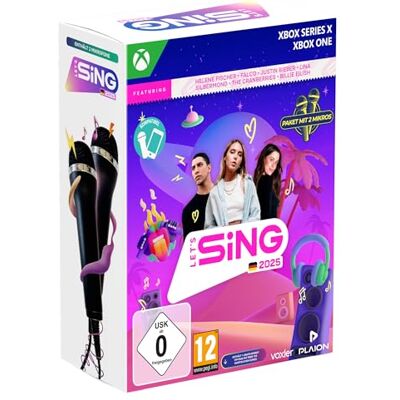 Let's Sing 2025 tysk version (+ 2 mikrofoner) (Xbox One/Xbox-serien X) Let's Sing 2025 tysk version (+ 2 mikrofoner) (Xbox One/Xbox-serien X)